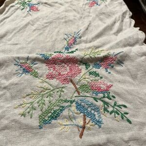 Floral Embroidered doilies